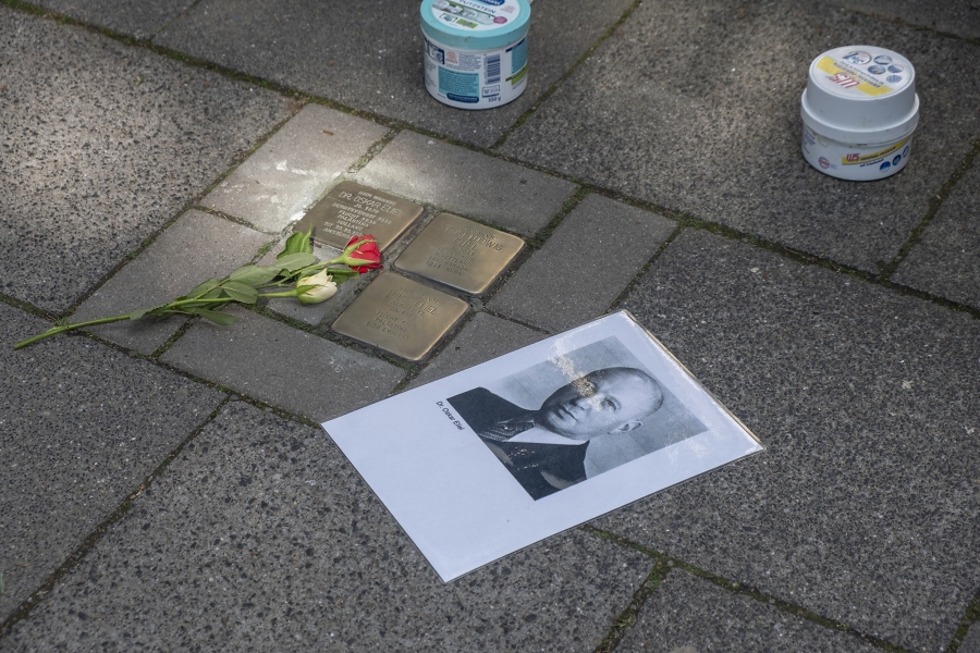 Stolperstein-Radtour / Foto: Simone Szymanski